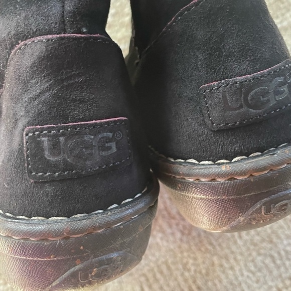 UGG Haywell pull on suede boot with Sherling lining woman's size 9 - Picture 5 of 6